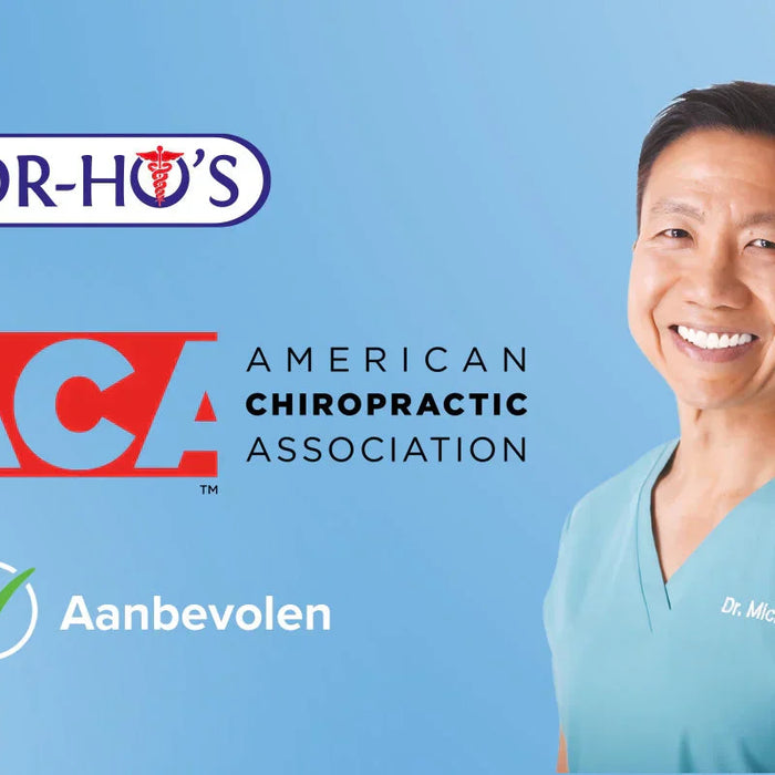 DR-HO‘S Produkte von der Amerikanischen  Gesellschaft für Chiropraktik empfohlen