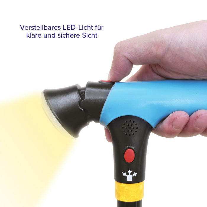 DR-HO'S Get Up & Go Gehstock, Dunkelblau / Schwarz