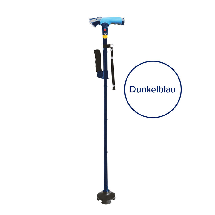 DR-HO'S Get Up & Go Gehstock, Dunkelblau / Schwarz