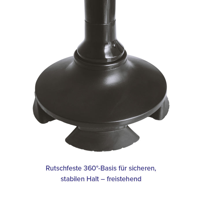 DR-HO'S Get Up & Go Gehstock, Dunkelblau / Schwarz