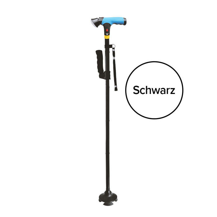 DR-HO'S Get Up & Go Gehstock, Dunkelblau / Schwarz